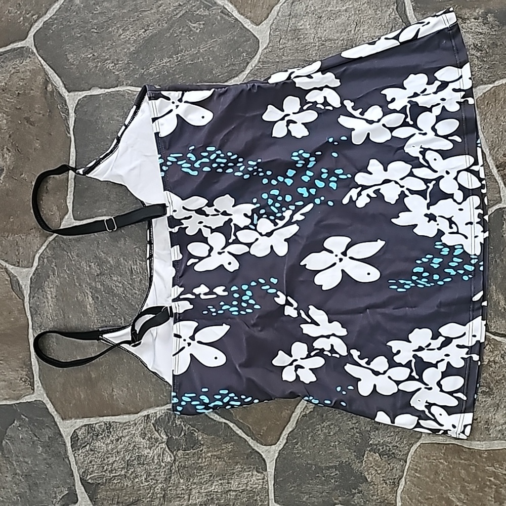 New In Bag Swimsuit, 2 piece tankini with boyshorts Size XL - Picture 8 of 12